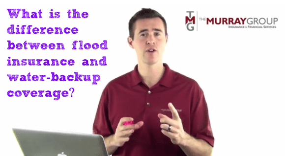 What is the difference between flood insurance and water backup coverage